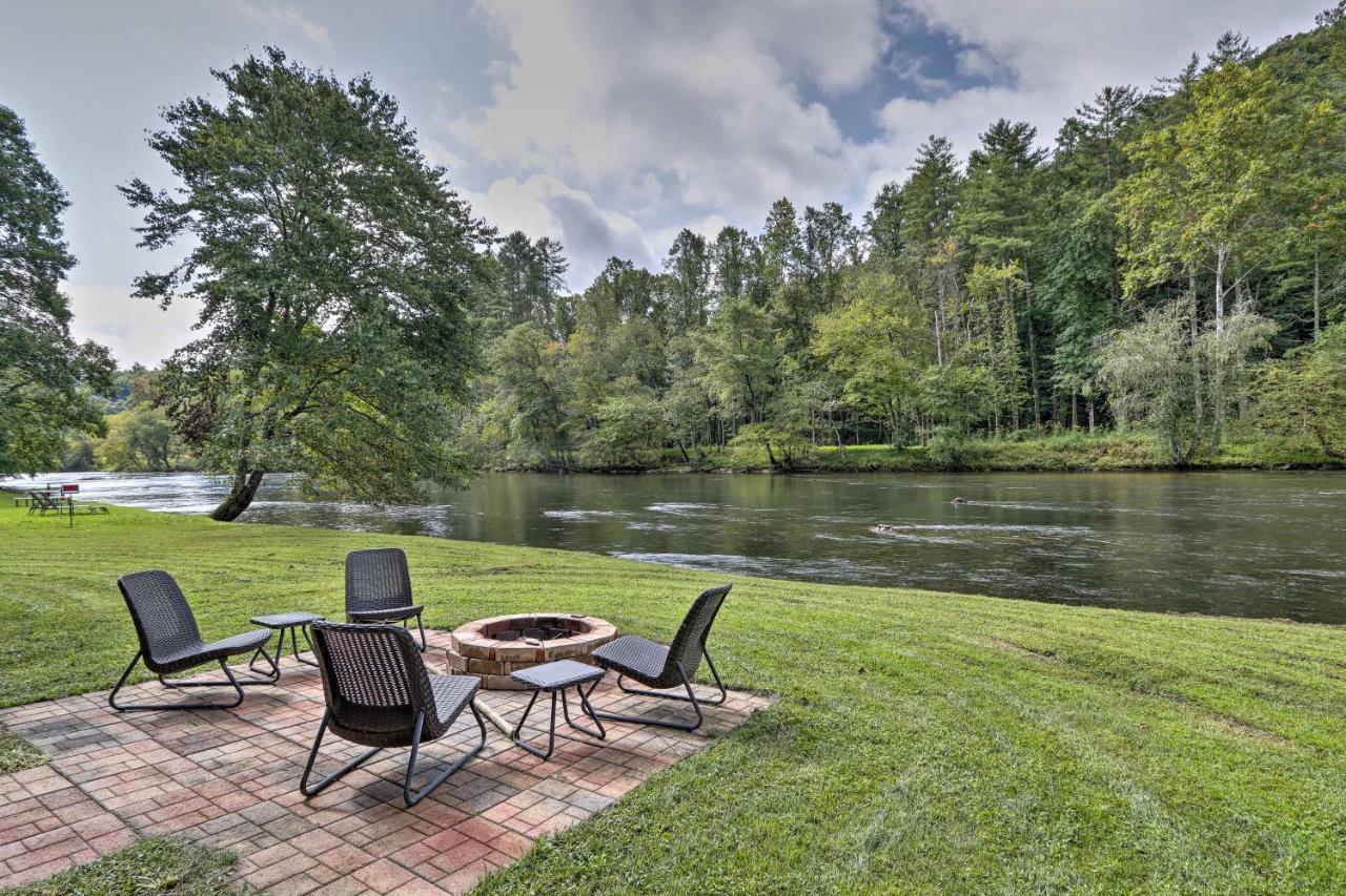 Rivers Edge - Ultimate Riverfront Getaway Hayesville Exterior foto